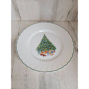 Salem Christmas tree plate teddy bear present kitchen home decor‎